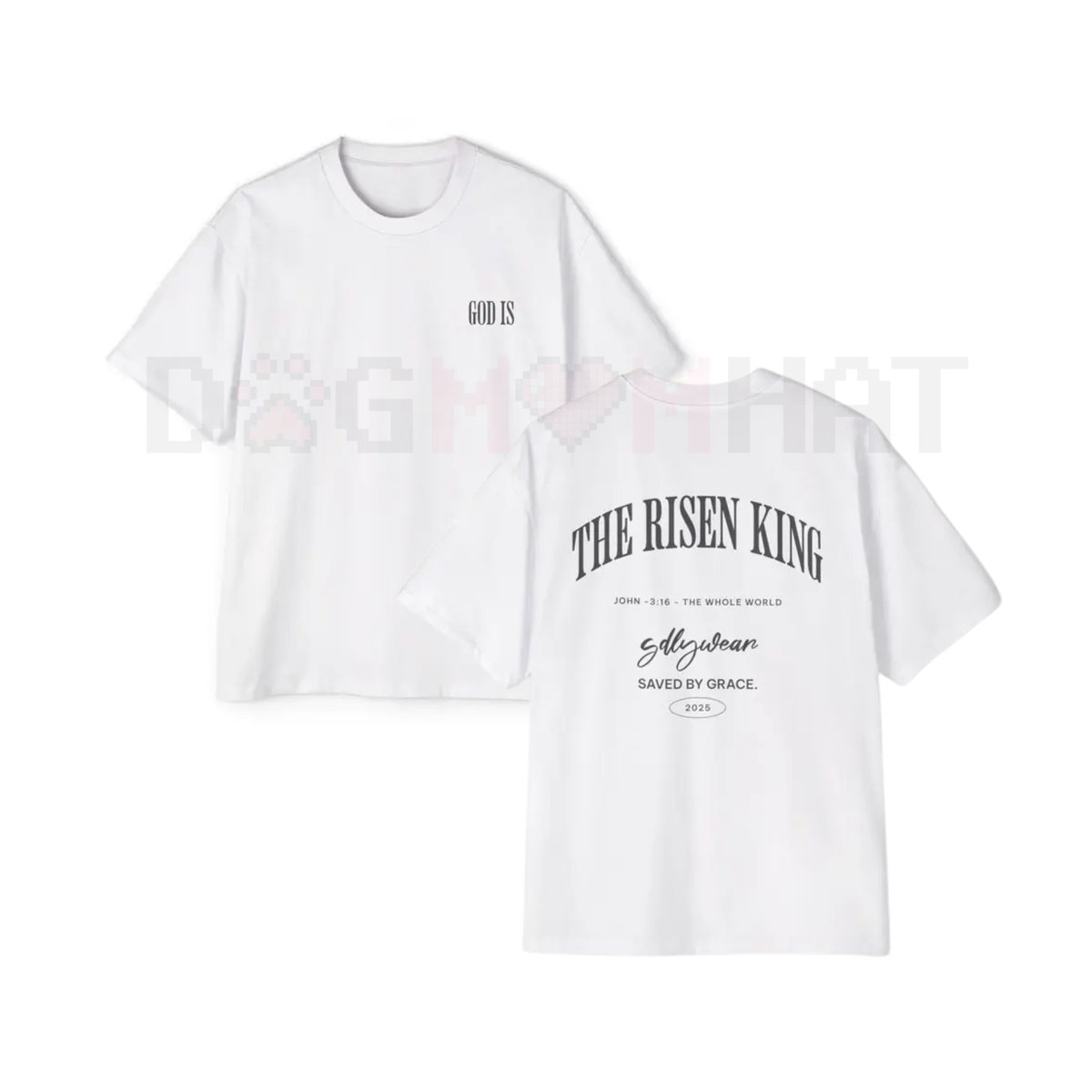 "THE RISEN KING" T-Shirt – Majestic Christian Graphic Tee