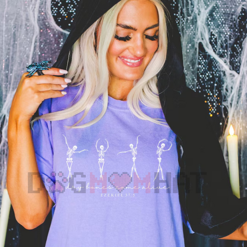 "Dry Bones Come Alive" Christian Halloween Shirt – Dancing Skeleton Fall Jesus Tee