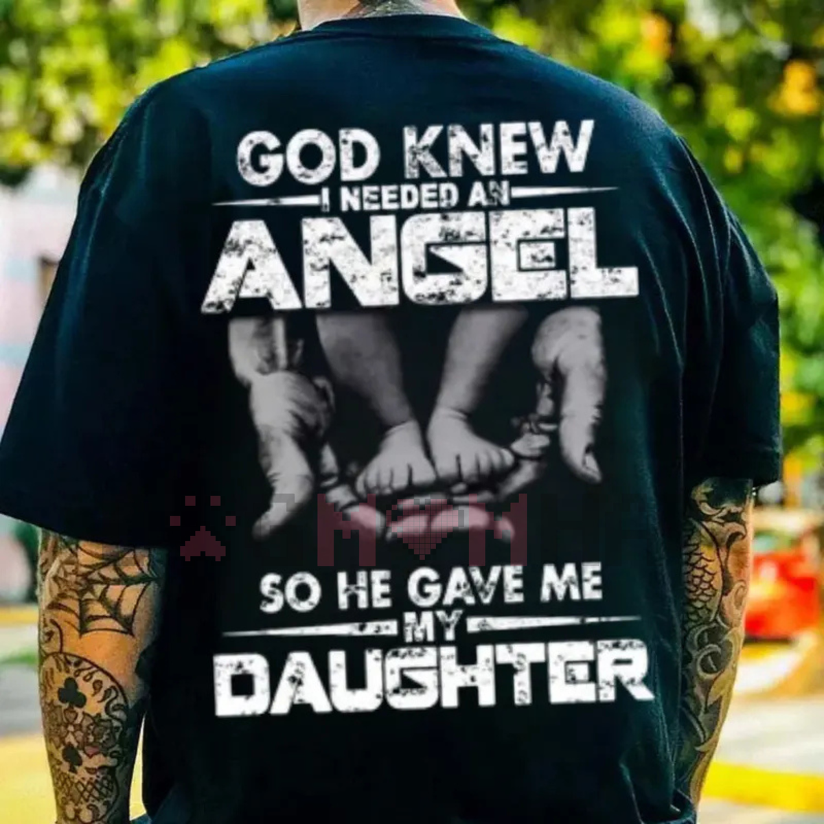 "God Knew I Need An Angel" T-Shirt – Inspirational Christian Faith Tee