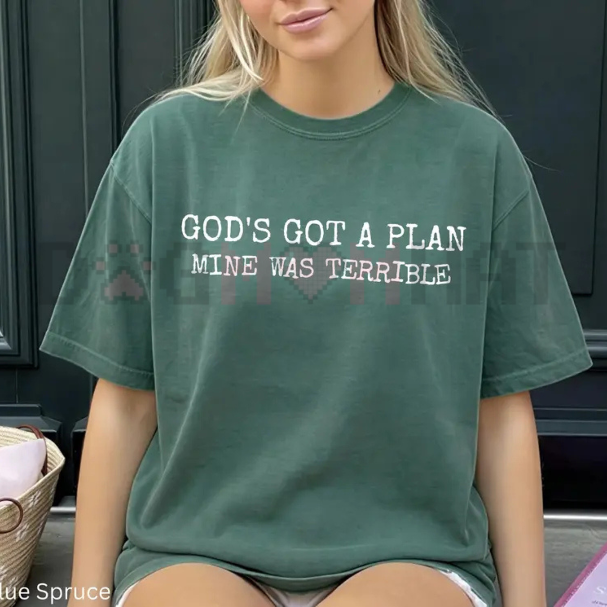 Divine Masterplan Vintage Comfort Colors Tee - Funny Christian Faith Graphic Cotton Shirt