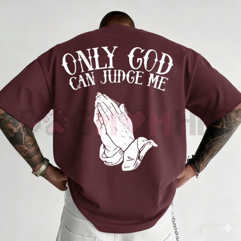 Men’s "Only God Can Judge Me" Graphic T-Shirt