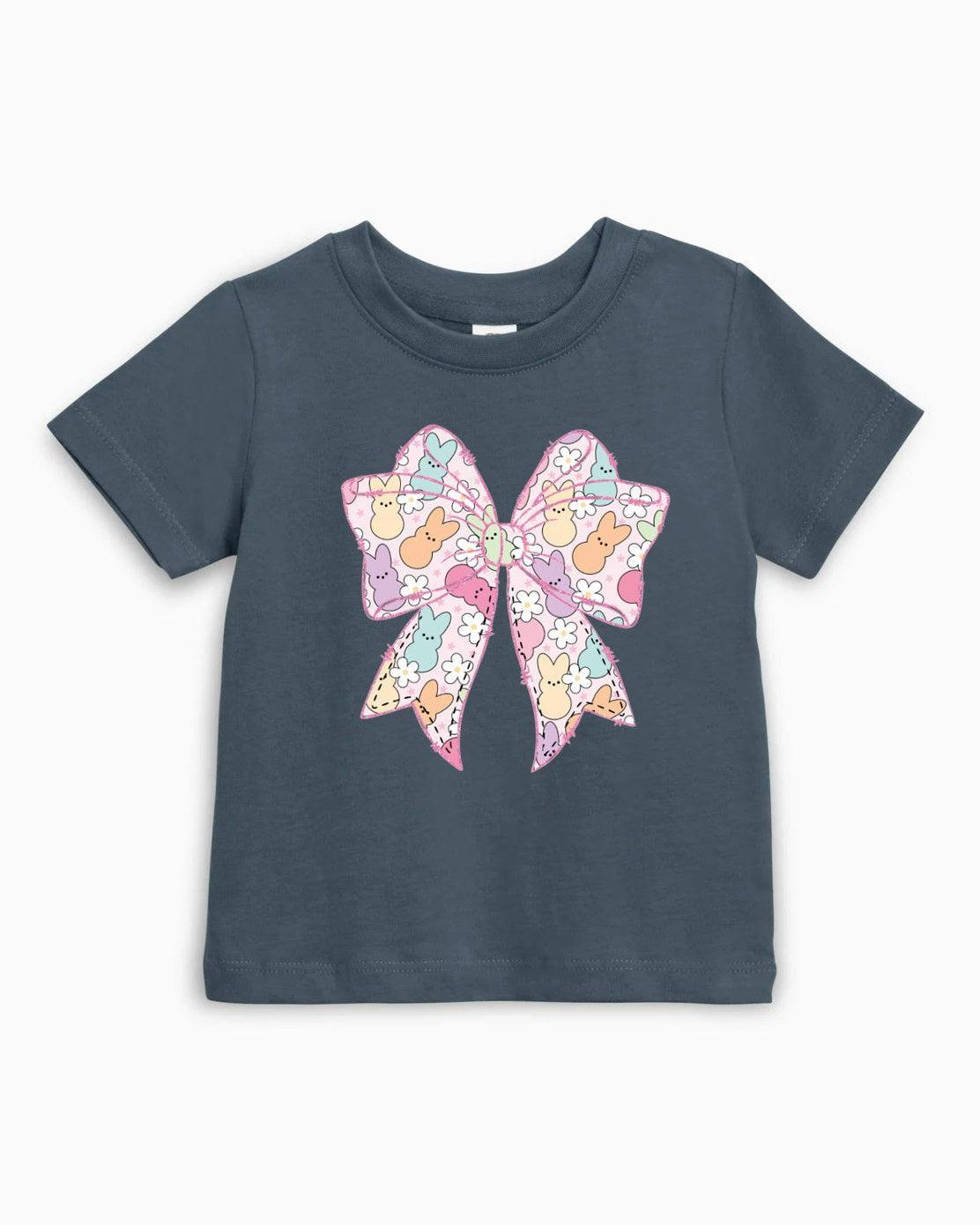 Easter Egg Bunny Ribbon Organic Cotton Baby and Kids Tee, Christian Faith Shirt