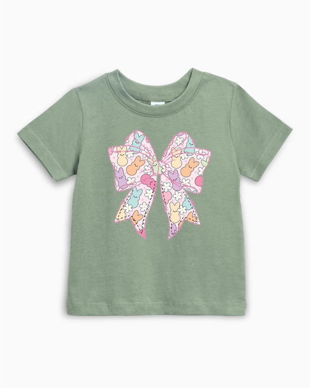 Easter Egg Bunny Ribbon Organic Cotton Baby and Kids Tee, Christian Faith Shirt