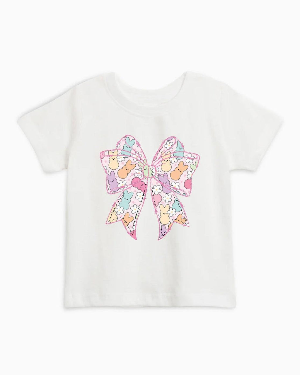 Easter Egg Bunny Ribbon Organic Cotton Baby and Kids Tee, Christian Faith Shirt