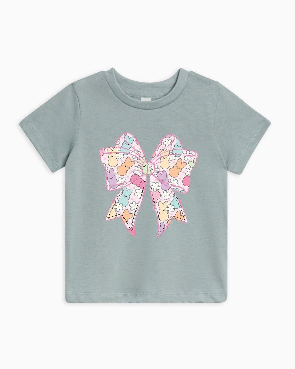 Easter Egg Bunny Ribbon Organic Cotton Baby and Kids Tee, Christian Faith Shirt