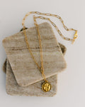 Eternal Hope Paper Clip Necklace with Cross Charm