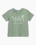 Grow In Grace Wildflowers Organic Cotton Baby and Kids Tee, Easter Christian Shirt