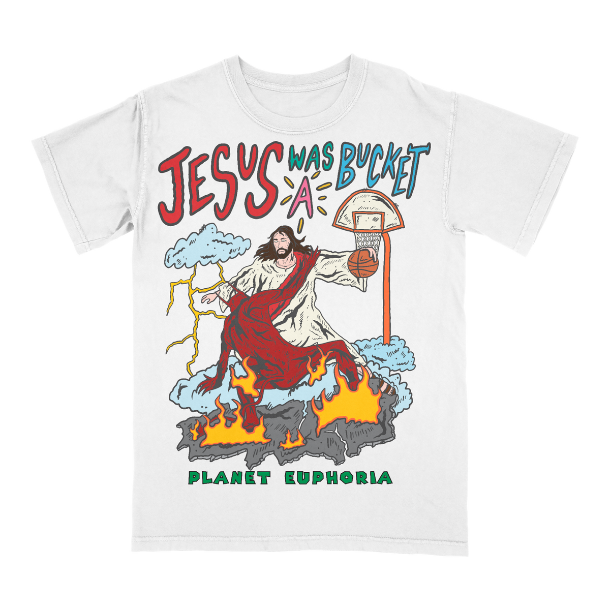 Jesus Limited Edition Christian Basketball Graphic T-Shirt