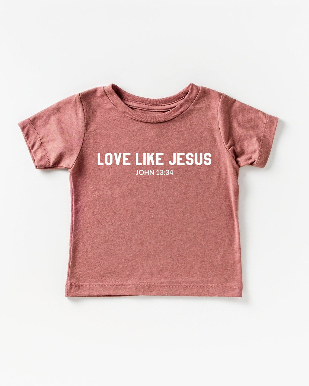 Love Like Jesus Christian Kids T-Shirt, Baby Toddler Youth Faith Thanksgiving Shirt