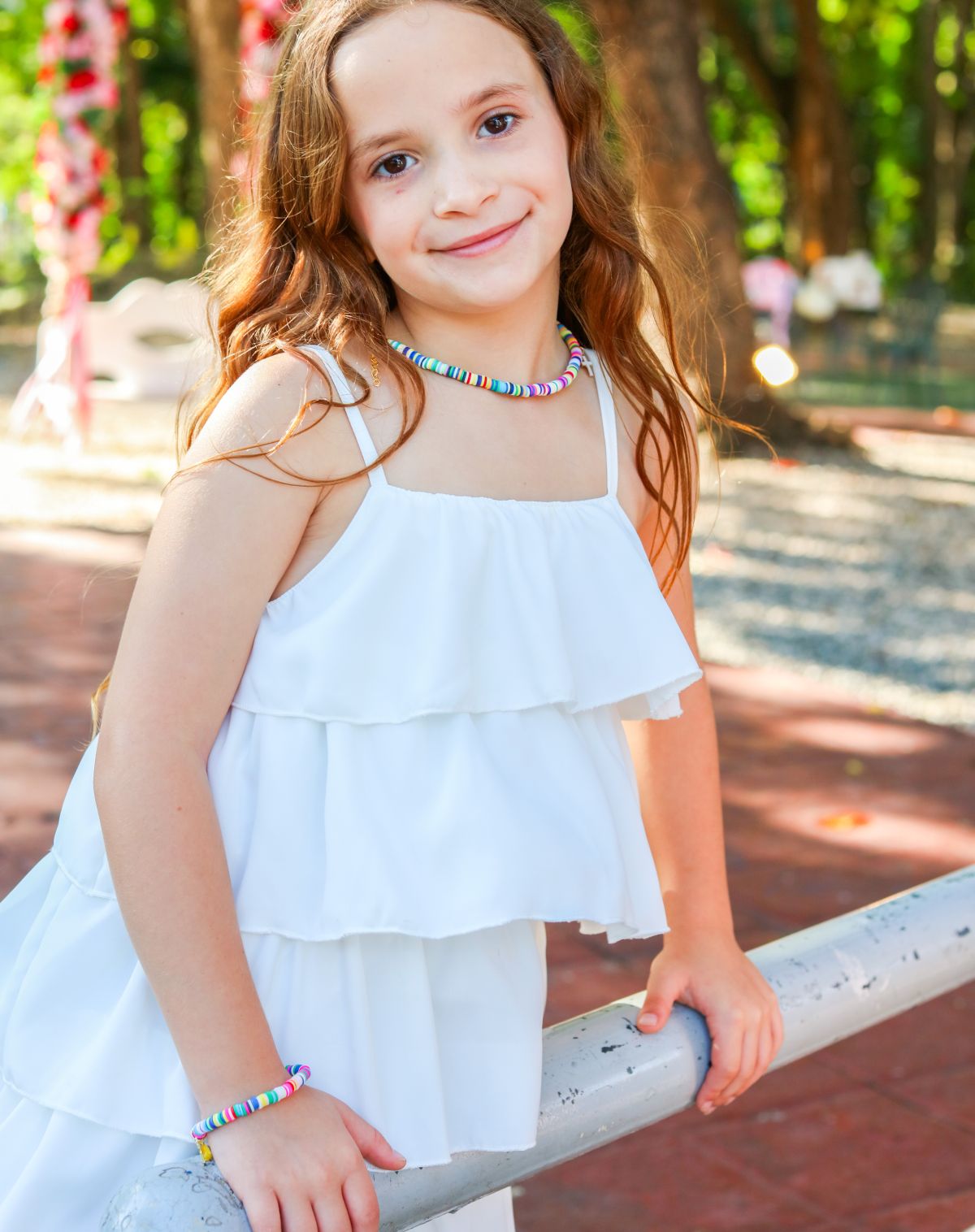 Ava Girls Multicolor Cross Bracelet