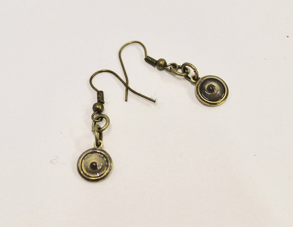 Antique Brass Mustard Seed Earrings, Mustard Seed Faith Jewelry, Matthew 17:20 Bible Verse Jewelry, Inspire Religious Jewelry, Gift For Her
