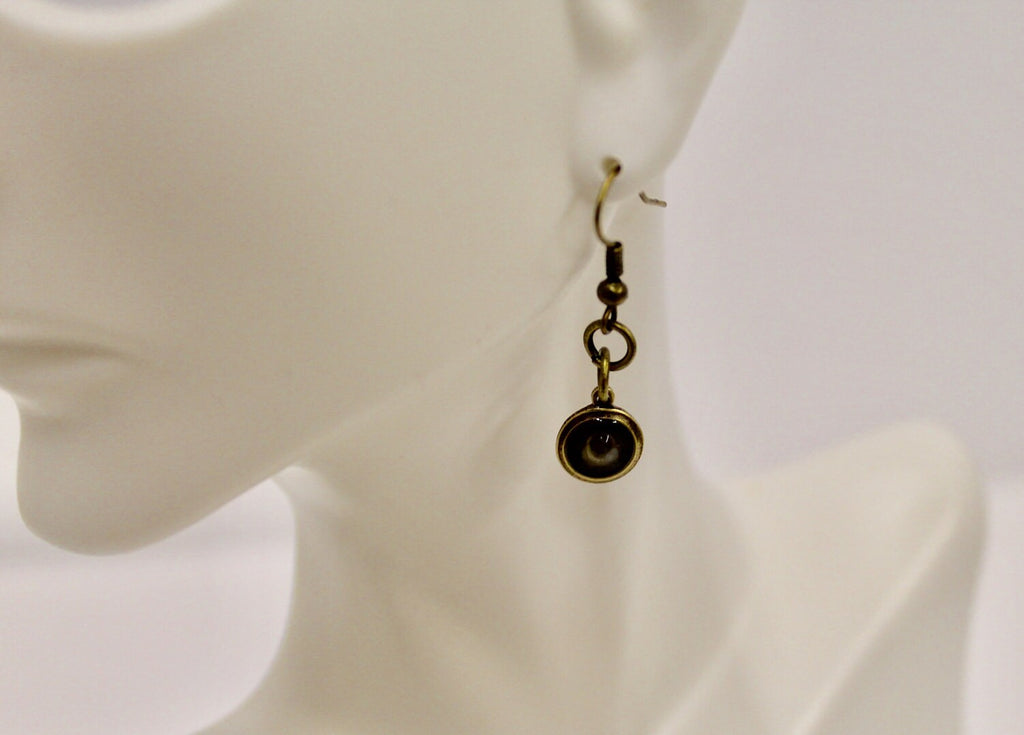 Antique Brass Mustard Seed Earrings, Mustard Seed Faith Jewelry, Matthew 17:20 Bible Verse Jewelry, Inspire Religious Jewelry, Gift For Her