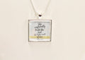 She Confidently Trusts The Lord to Take Care Of Her Psalms 112:7 Pendant on Silver Chain, Bible Verse Jewelry, Religious Jewelry