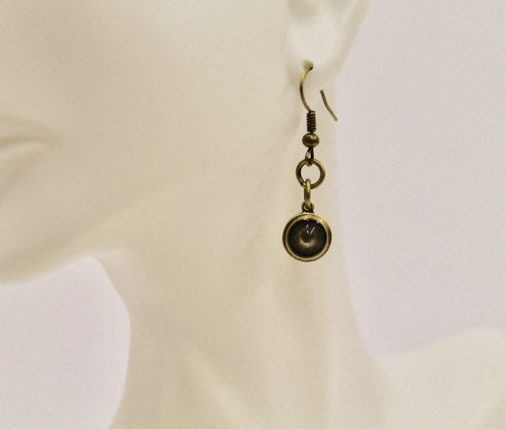 Antique Brass Mustard Seed Earrings, Mustard Seed Faith Jewelry, Matthew 17:20 Bible Verse Jewelry, Inspire Religious Jewelry, Gift For Her