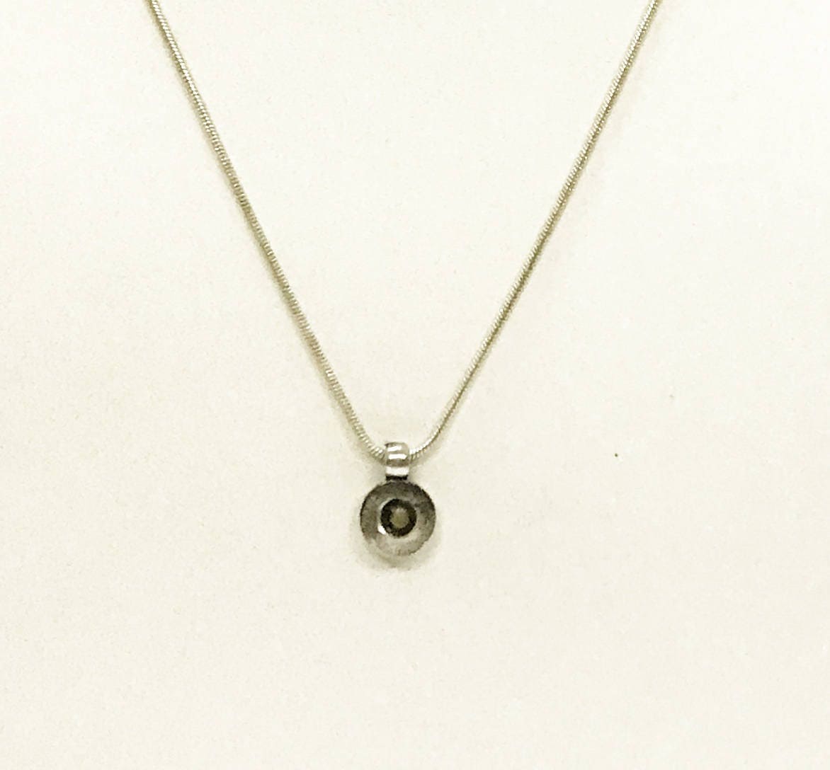 Mustard Seed Necklace, Mustard Seed Pendant on Silver Chain, Faith of a Mustard Seed Matthew 17:20 Bible Scripture Jewelry Gift For Her