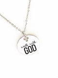 Christian Jewelry, Walk With God Necklace, Christian Necklace, Walk With God Jewelry, Christian Gifts, Cross Pendant, Pendant Necklace Gift