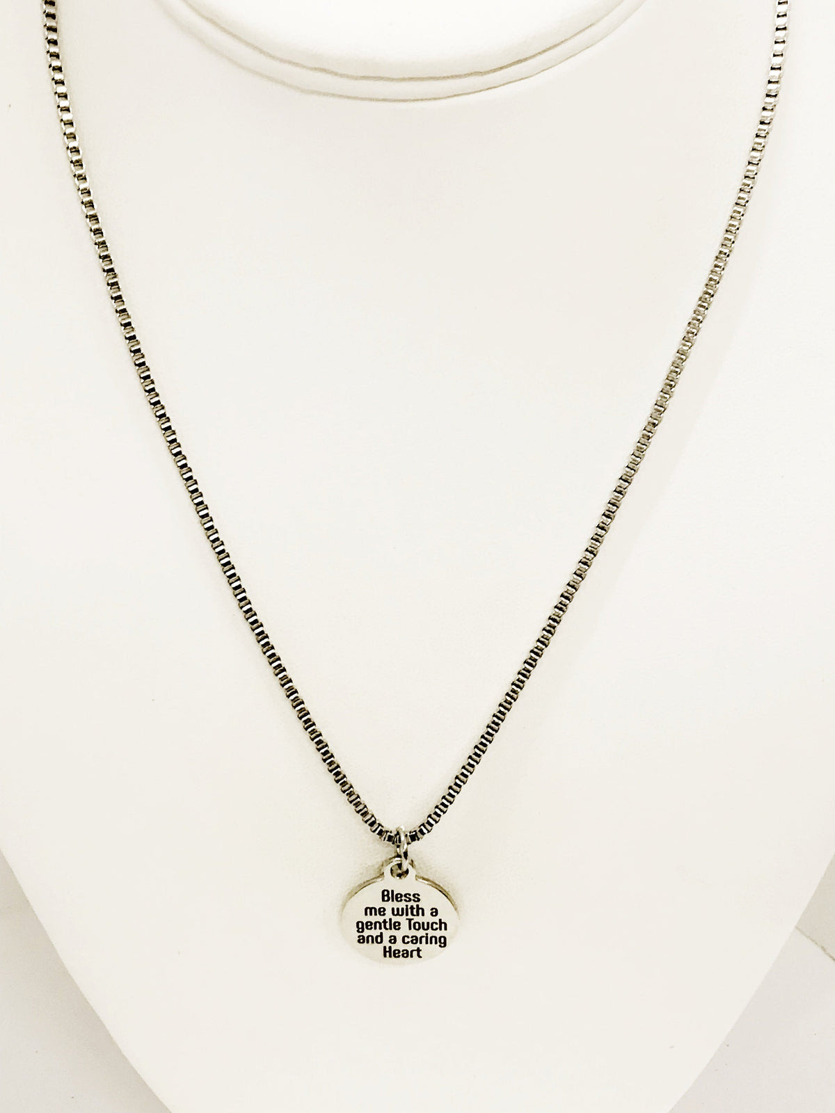 Nurse Necklace, Nurse Prayer Necklace, Bless Me With A Gentle Touch And A Caring Heart Necklace, Nurse Gift, Male Nurse, Gift For Him