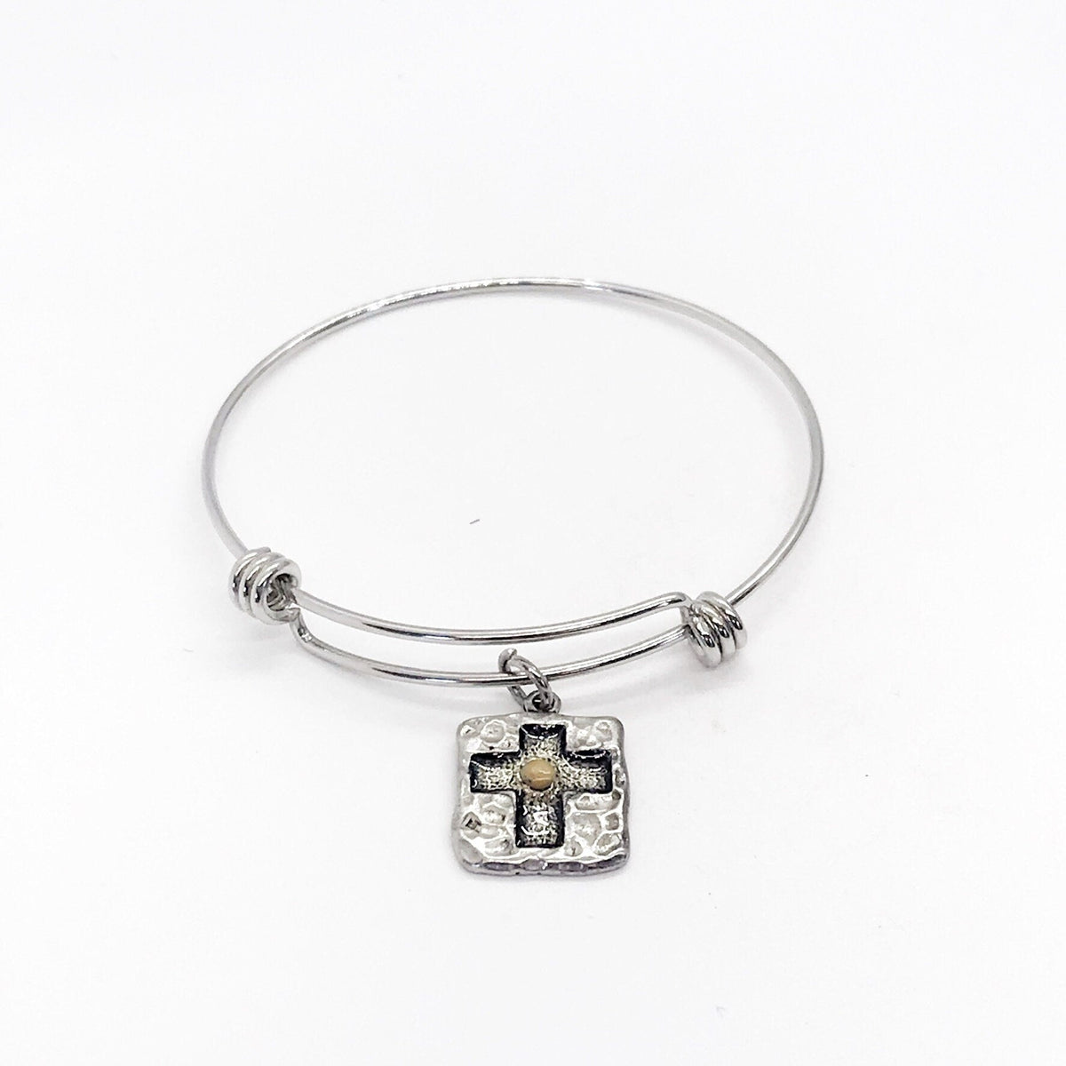 Mustard Seed Jewelry, Cross Charm Mustard Seed Bracelet, Mustard Seed Gifts, Christian Jewelry, Mustard Seed Faith Jewelry Gift For Her