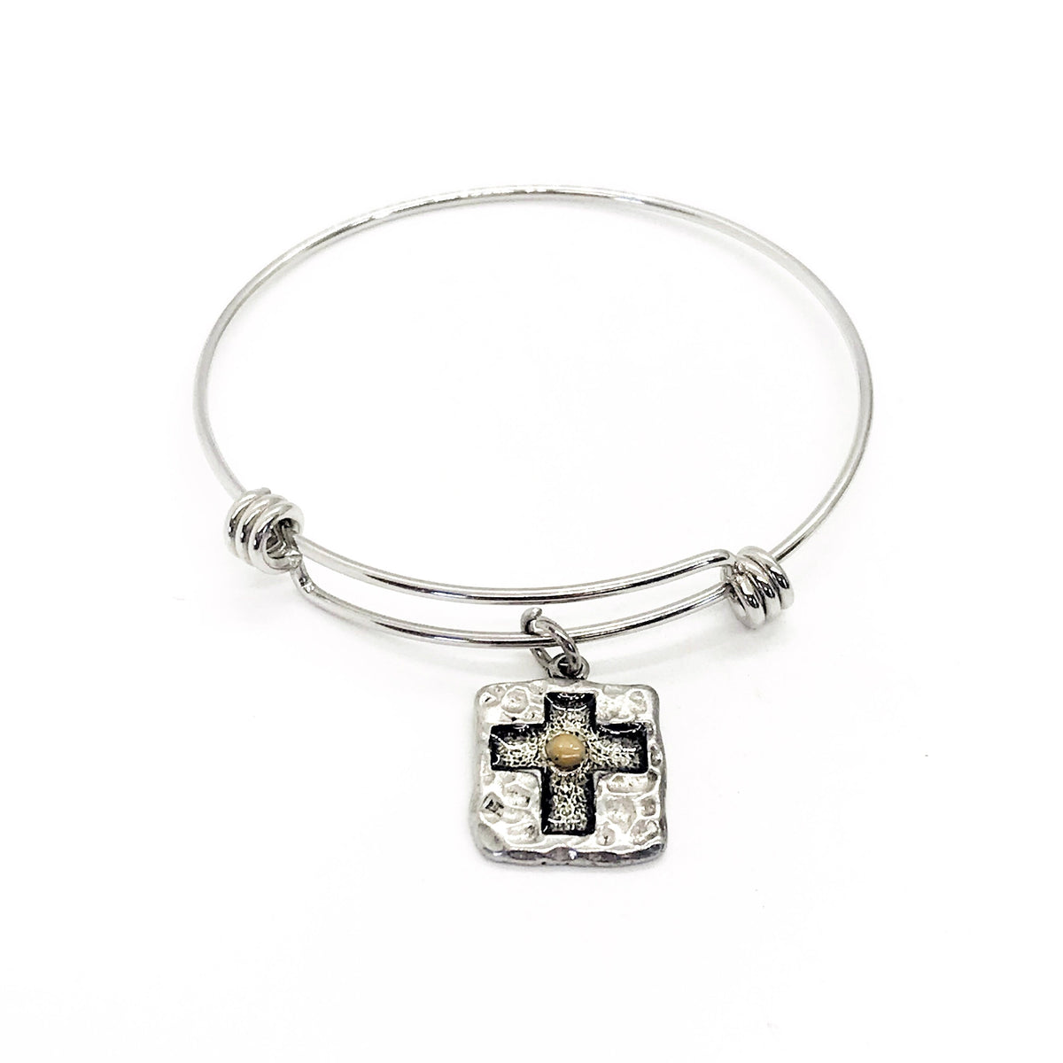 Mustard Seed Jewelry, Cross Charm Mustard Seed Bracelet, Mustard Seed Gifts, Christian Jewelry, Mustard Seed Faith Jewelry Gift For Her