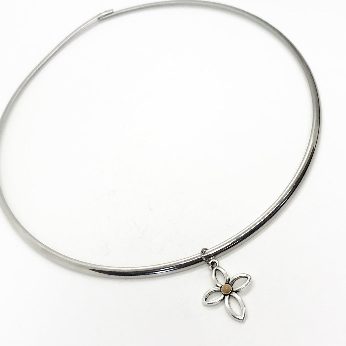 Mustard Seed Necklace, Mustard Seed Cross Collar, Stainless Steel Necklace, Matthew 17 20 Necklace, Mustard Seed Charm, Christian Jewelry