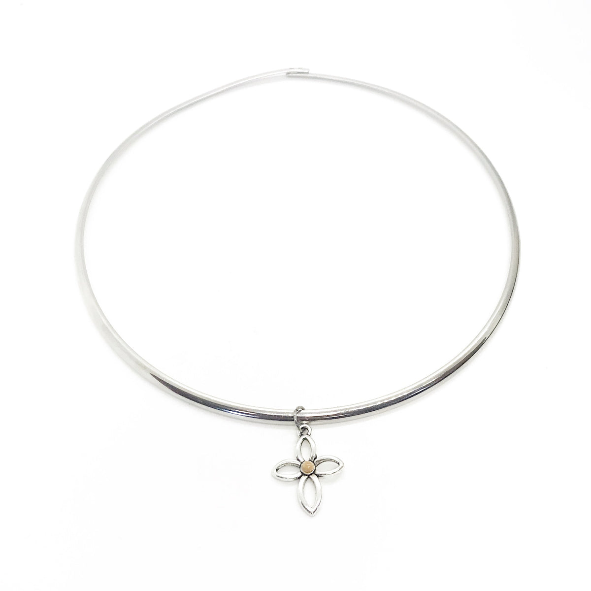 Mustard Seed Necklace, Mustard Seed Cross Collar, Stainless Steel Necklace, Matthew 17 20 Necklace, Mustard Seed Charm, Christian Jewelry