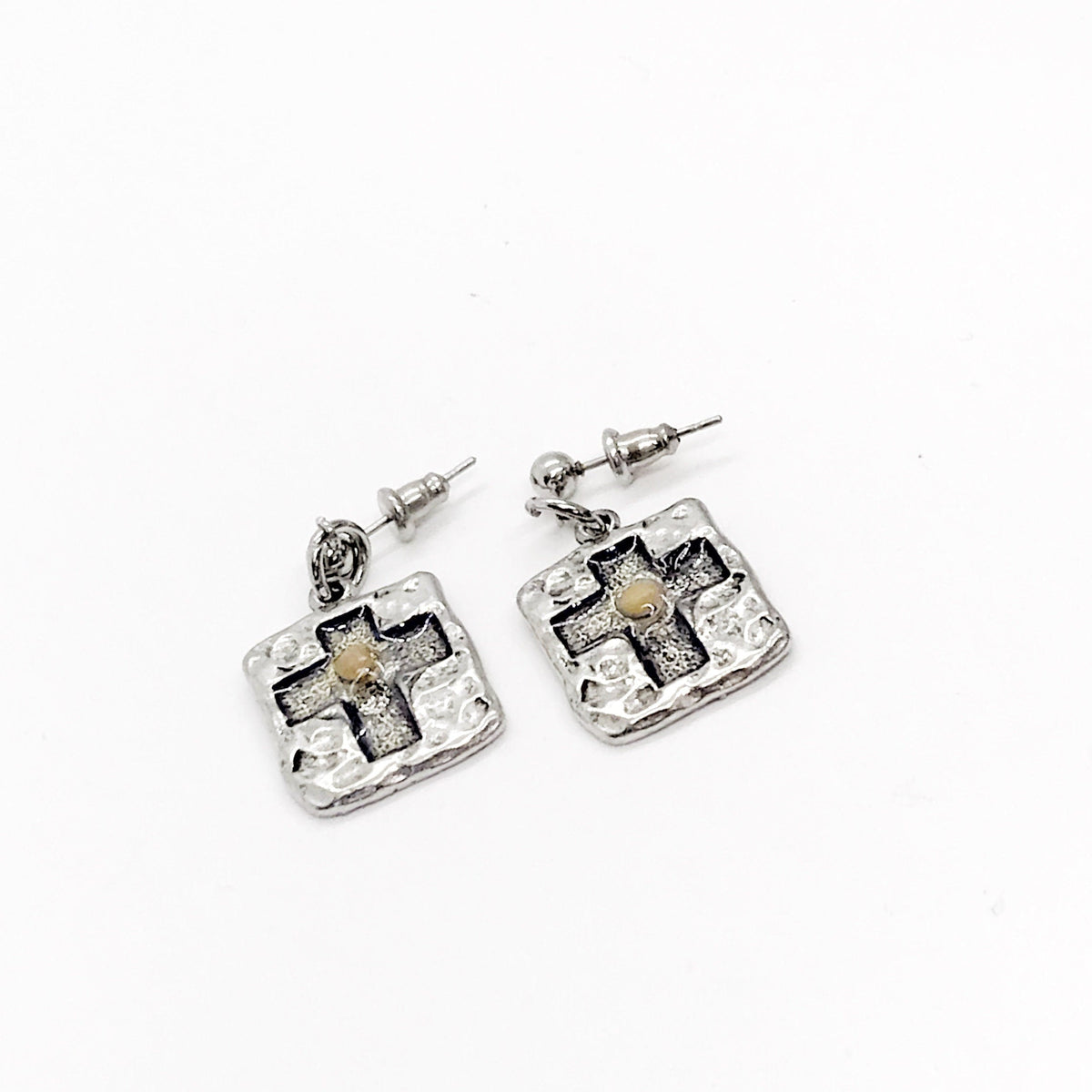 Mustard Seed Cross Earrings,  Mustard Seed Faith Jewelry, Matthew 17 20, Mustard Seed Jewelry, Bible Verse Gift, Scripture Gifts, Faith Gift