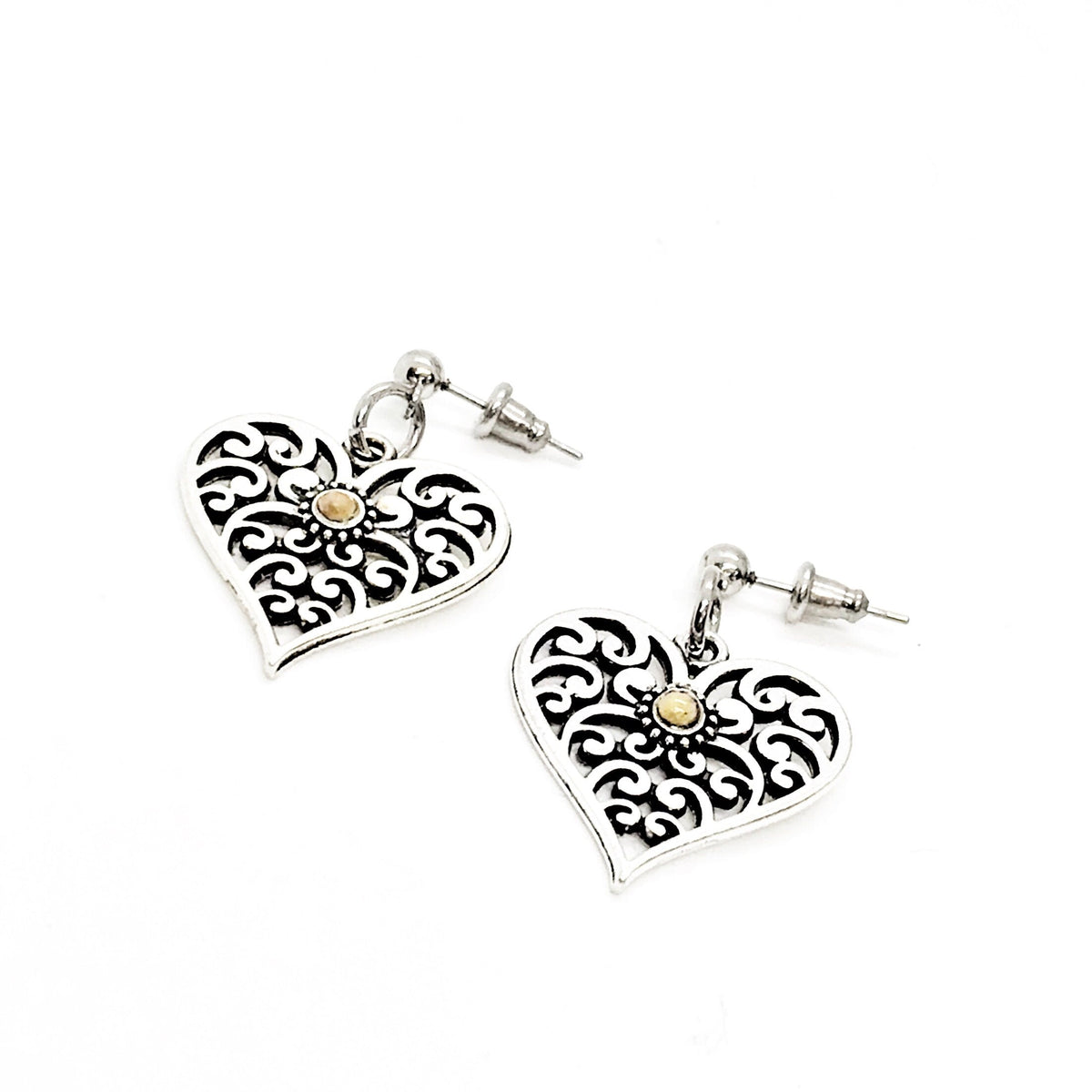 Mustard Seed Heart Earrings,  Mustard Seed Jewelry, Matthew 17 20, Mustard Seed Faith Jewelry, Bible Verse Gift, Scripture Gifts, Faith Gift
