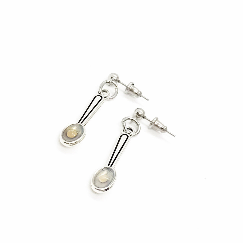 Mustard Seed Spoonful of Faith Earrings,  Mustard Seed Jewelry, Matthew 17 20, Mustard Seed Faith, Bible Verse, Scripture Gifts, Faith Gift