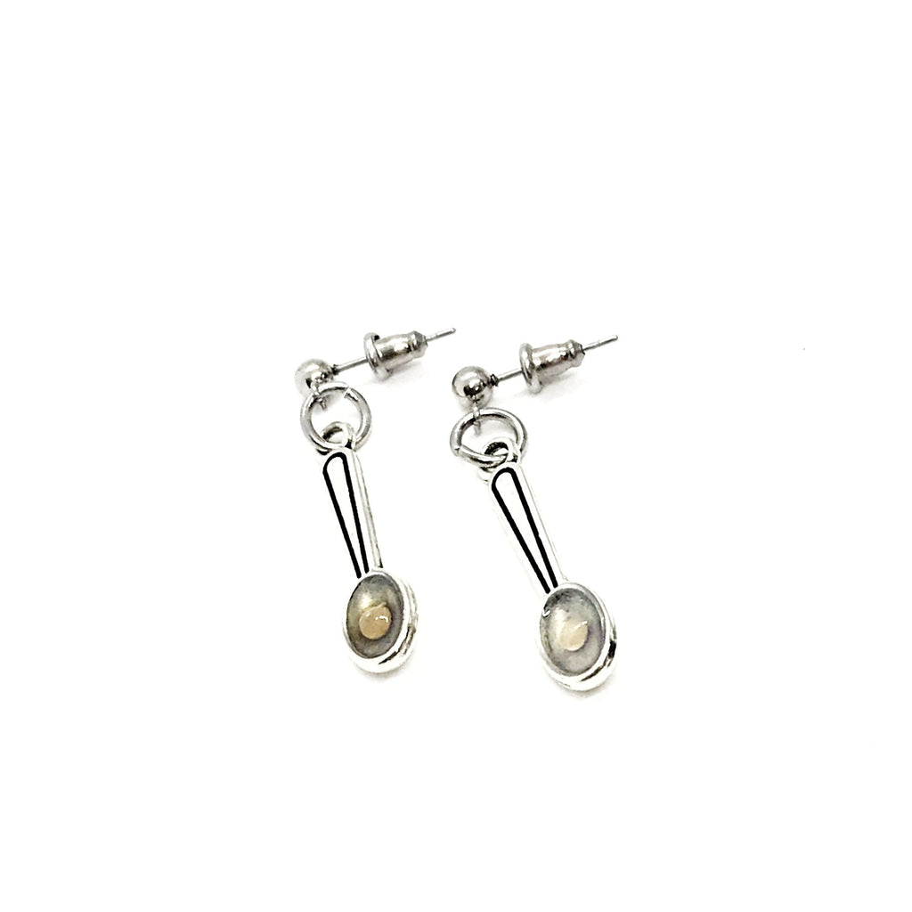 Mustard Seed Spoonful of Faith Earrings,  Mustard Seed Jewelry, Matthew 17 20, Mustard Seed Faith, Bible Verse, Scripture Gifts, Faith Gift