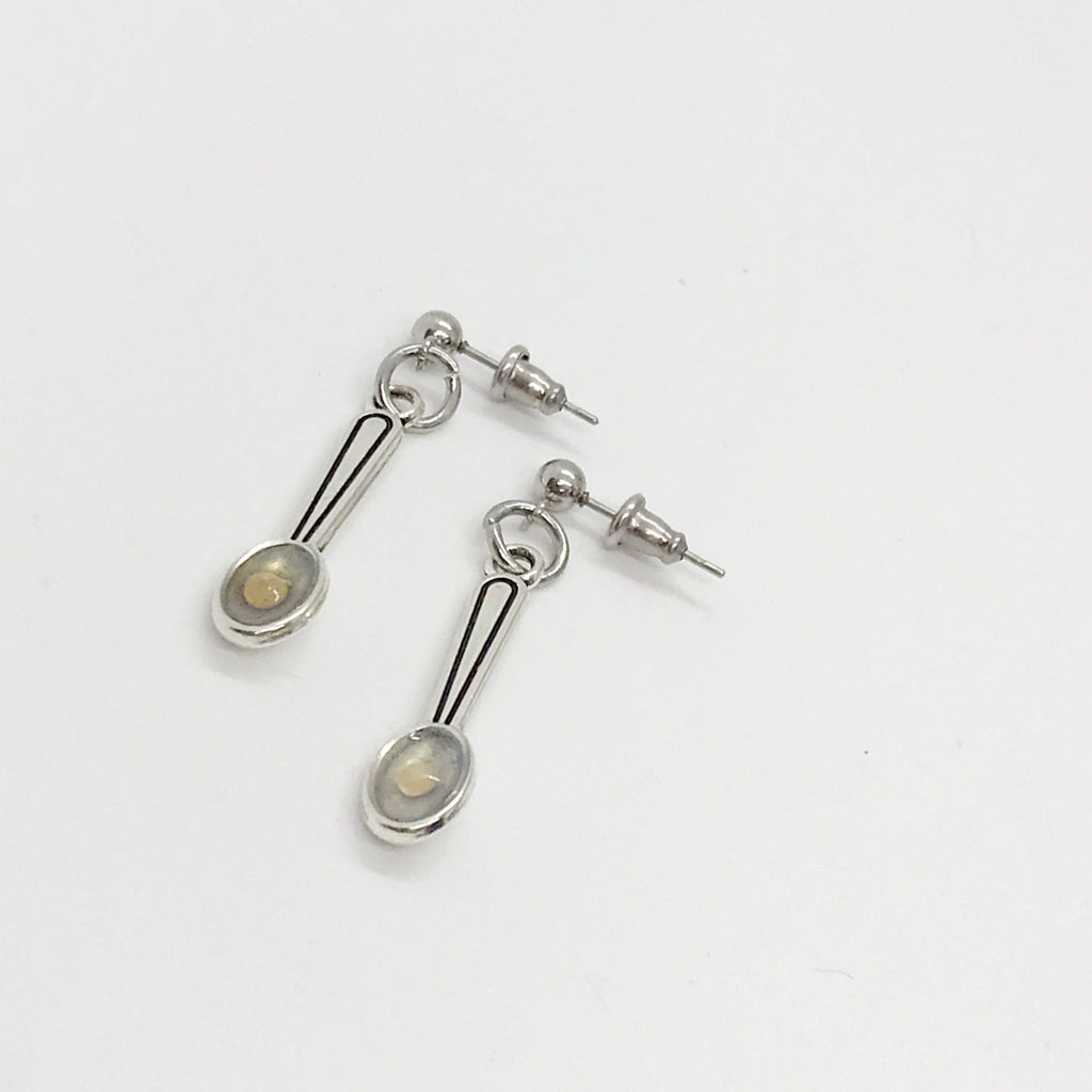 Mustard Seed Spoonful of Faith Earrings,  Mustard Seed Jewelry, Matthew 17 20, Mustard Seed Faith, Bible Verse, Scripture Gifts, Faith Gift