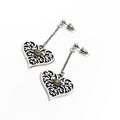 Mustard Seed Dangle Heart Earrings,  Mustard Seed Jewelry, Matthew 17 20, Mustard Seed Faith Jewelry, Scripture Gifts, Faith Gift