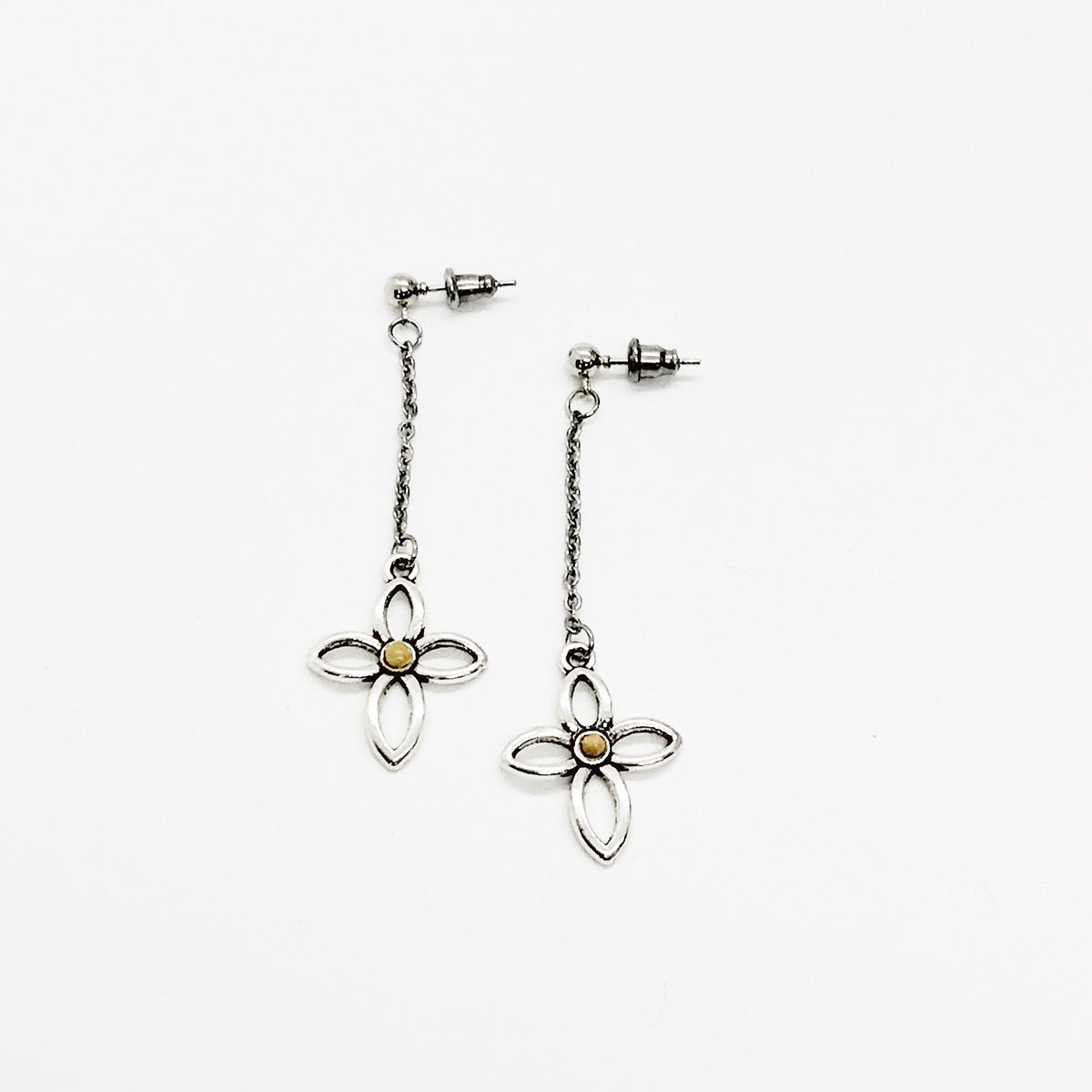 Mustard Seed Drop Dangle Cross Earrings,  Mustard Seed Jewelry, Matthew 17 20, Mustard Seed Faith Jewelry, Scripture Gifts, Faith Gift