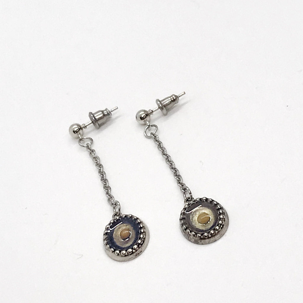 Mustard Seed Drop Dangle Earrings,  Oval Mustard Seed Jewelry, Matthew 17 20, Mustard Seed Faith Jewelry, Scripture Gifts