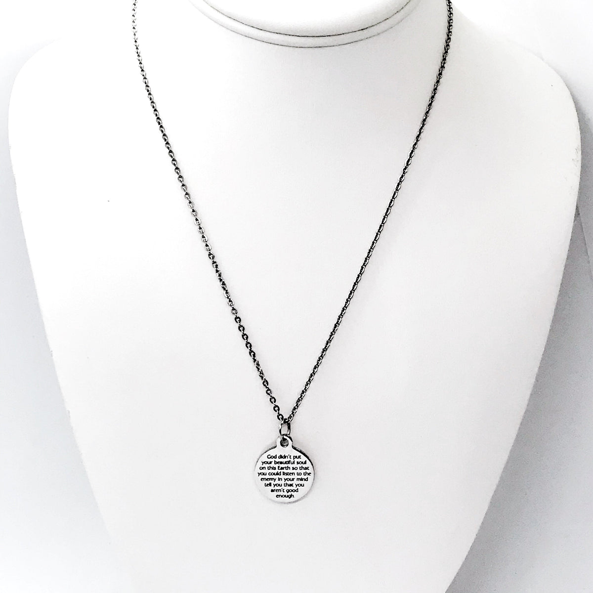 Christian Woman Gift, God Made You Necklace, Gift For Her, Inspiring Quote, Motivating Quote, Encouragement Gift, Faith Gift, Christian Gift