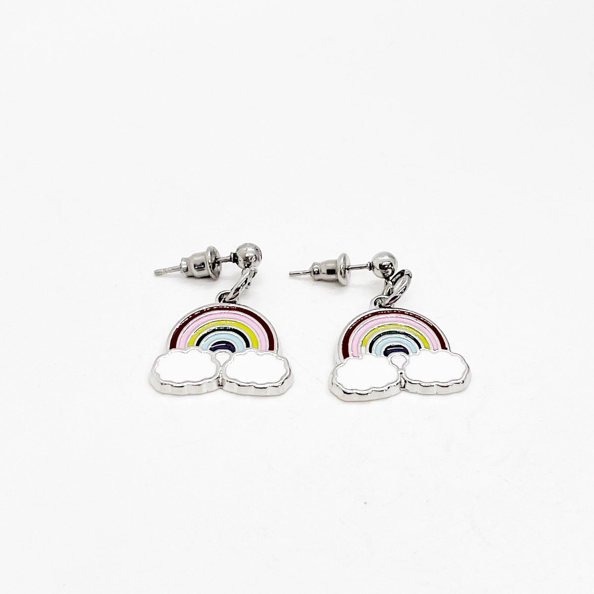 Rainbow Earrings, Rainbow Charm Earrings, God’s Covenant, Dangle Earrings, Bad Days, Sunshine, Genesis 9 16, Faith Gifts, Tough Times Gift