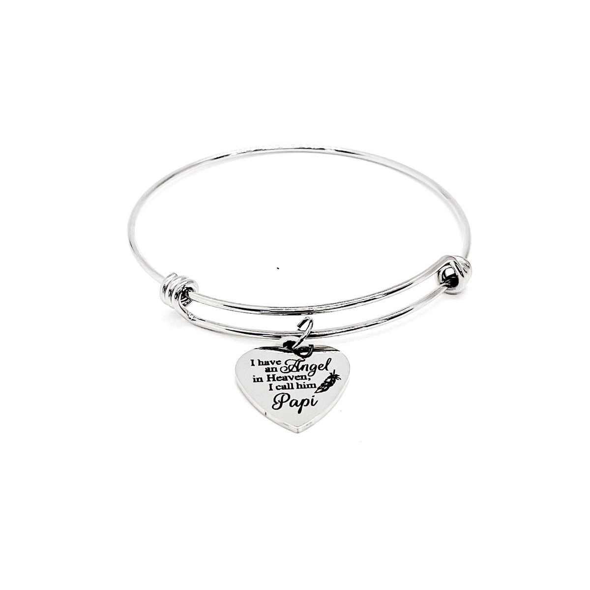 Memorial Gift, I Have An Angel In Heaven, I Call Him Papi Bracelet, Loss Of Daddy, Dad Loss, Dad Memorial, Remembering Dad, Daddy Memorial