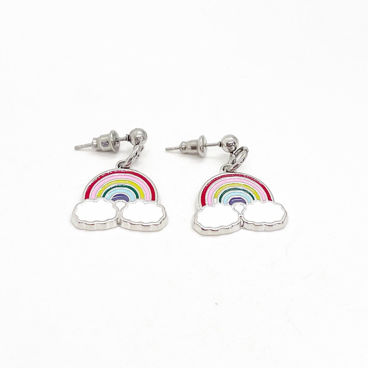Rainbow Earrings, Rainbow Charm Earrings, God’s Covenant, Dangle Earrings, Bad Days, Sunshine, Genesis 9 16, Faith Gifts, Tough Times Gift
