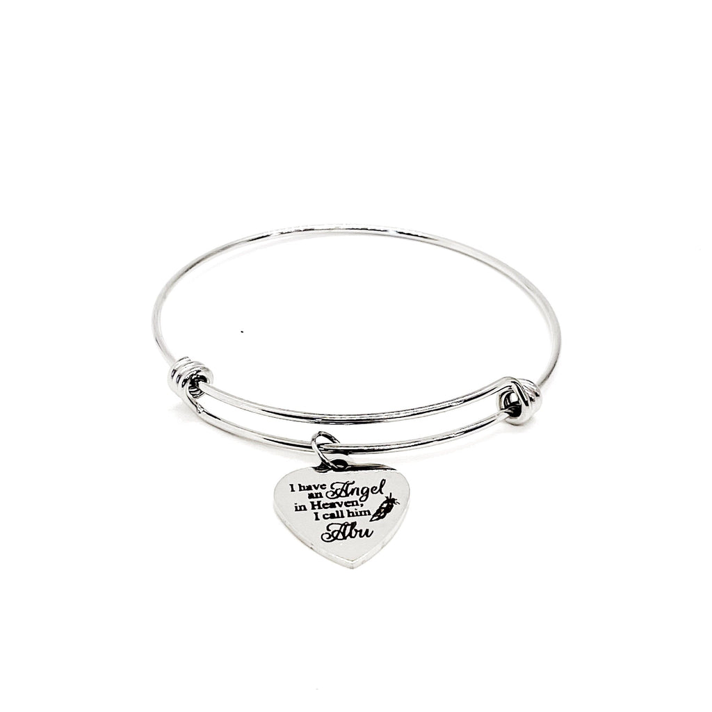 Memorial Gift, I Have An Angel In Heaven, I Call Him Abu Bracelet, Grandfather Loss, Remembering Grandfather, Grandpa Memorial