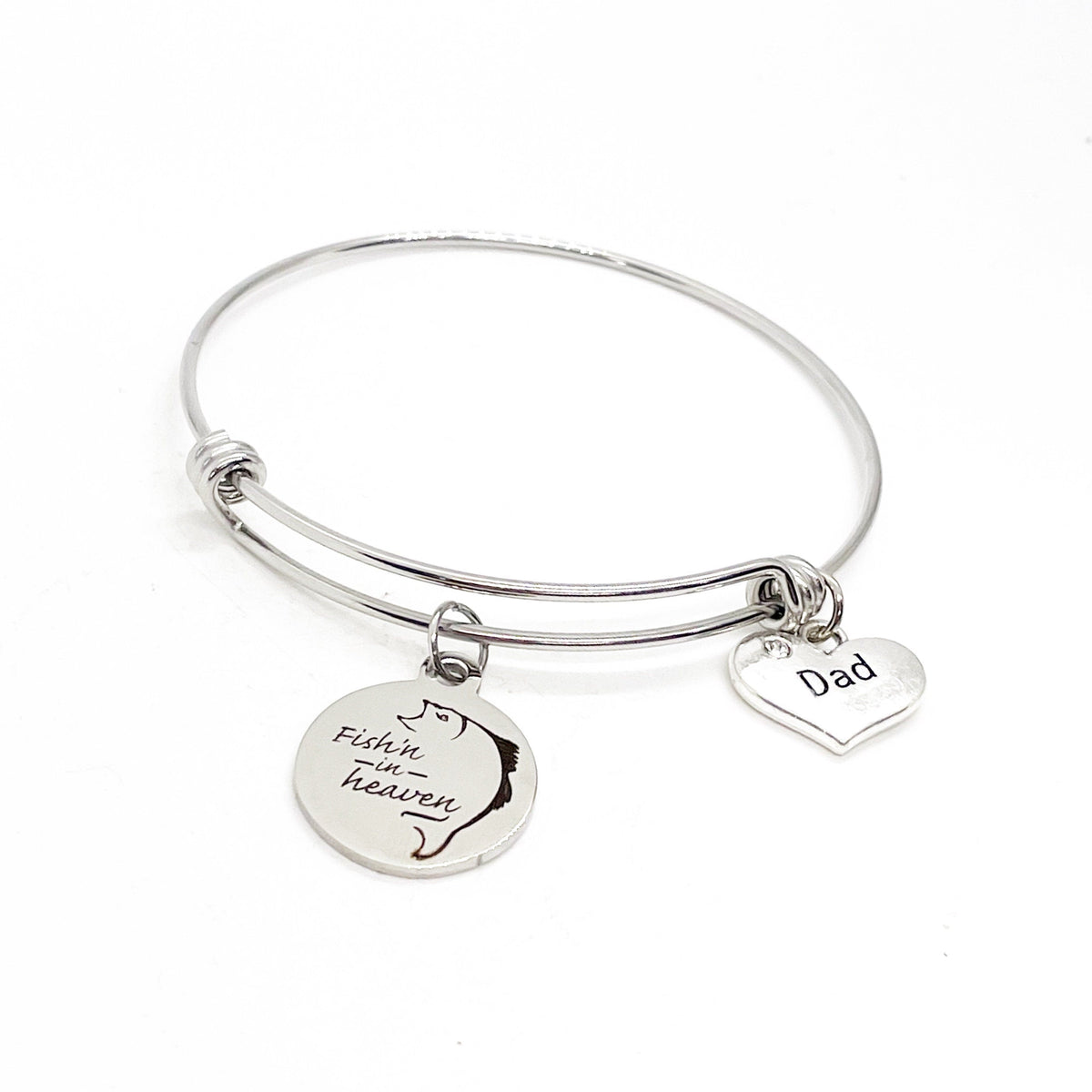 Memorial Gift, Fishing In Heaven Bracelet, Sympathy Gift, Loss Of Loved One, Family Member Loss, Remembering Her, Remembering Him