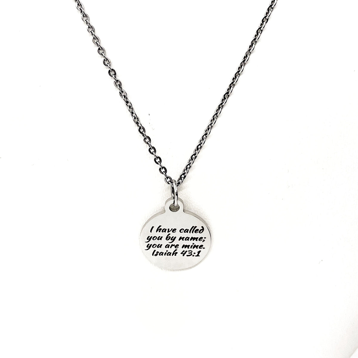 Faith Gift, I Have Called You By Name You Are Mine Necklace, Isaiah 43 1, Scripture Jewelry, Scripture Necklace, We Are His, Christian Gift