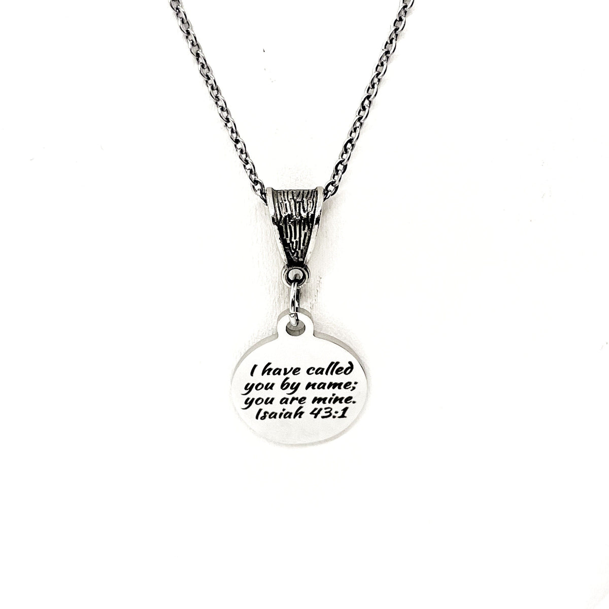 Faith Gift, I Have Called You By Name You Are Mine Necklace, Isaiah 43 1, Scripture Jewelry, Scripture Necklace, Christian Jewelry
