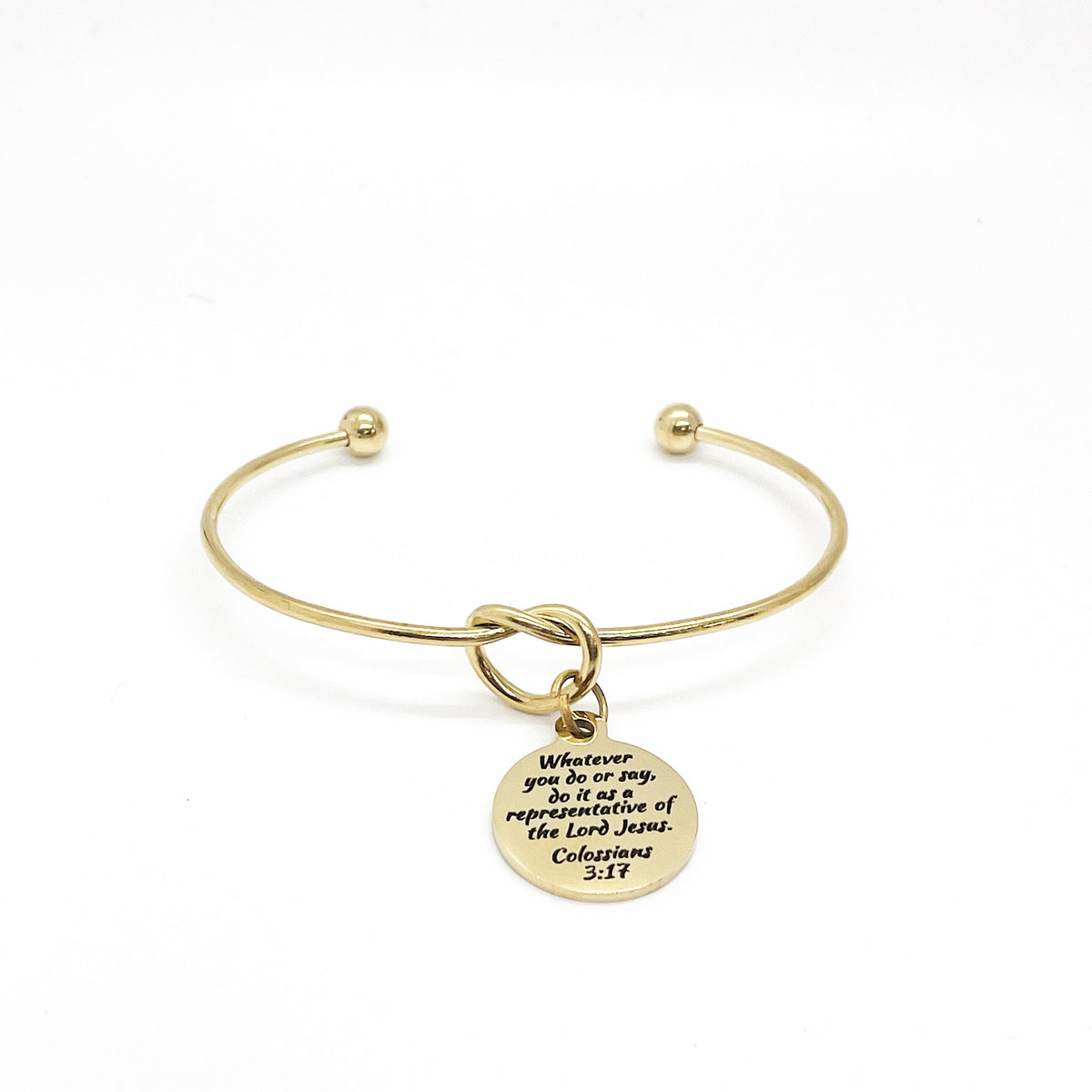 Faith Gift, Whatever You Do Or Say, Do It As A Representative Of Christ Charm Bracelet, Proverbs 3 17, Christian Jewelry, Scripture Quote