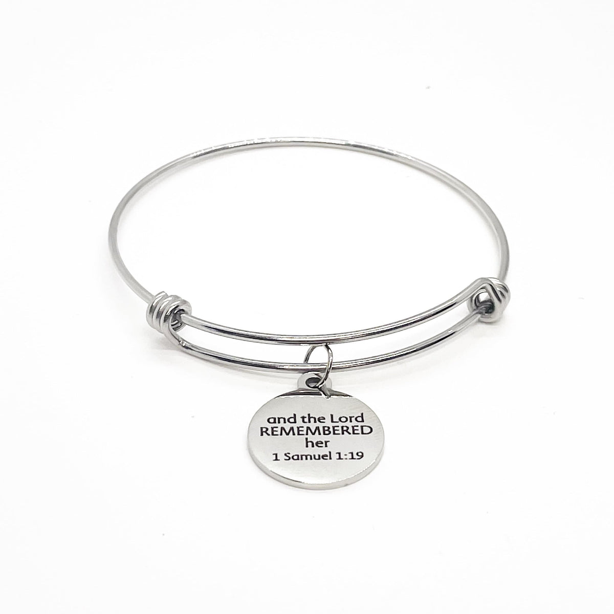 Faith Gift, And The Lord Remembered Her Charm Bracelet, 1 Samuel 1 19; Scripture Gift, Christian Woman, Christian Gift, Scripture Quote