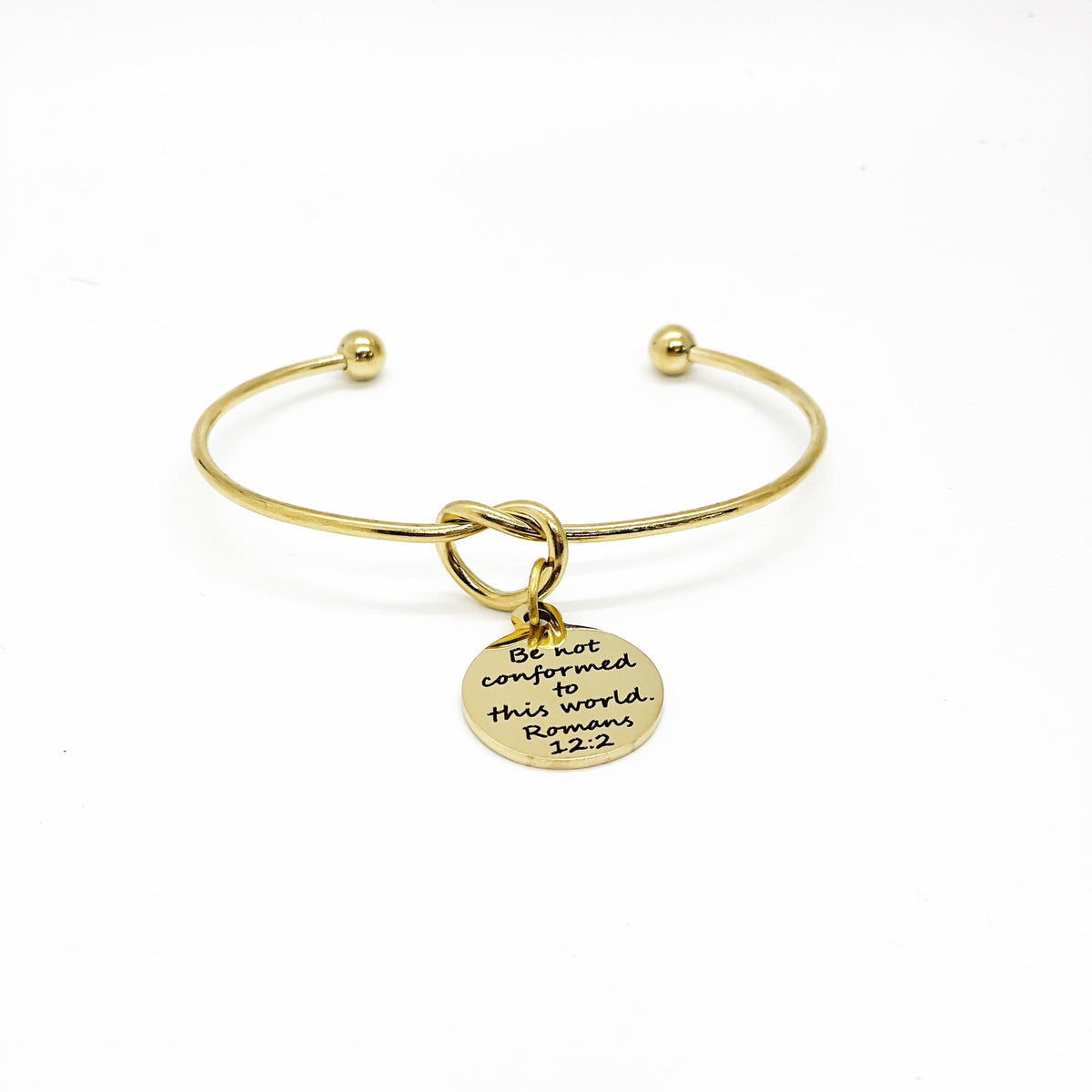 Faith Gift, Be Not Conformed To The World Charm Bracelet, Romans 12 2, Faith Jewelry, Scripture Gift, Faith Charm, Scripture Quote