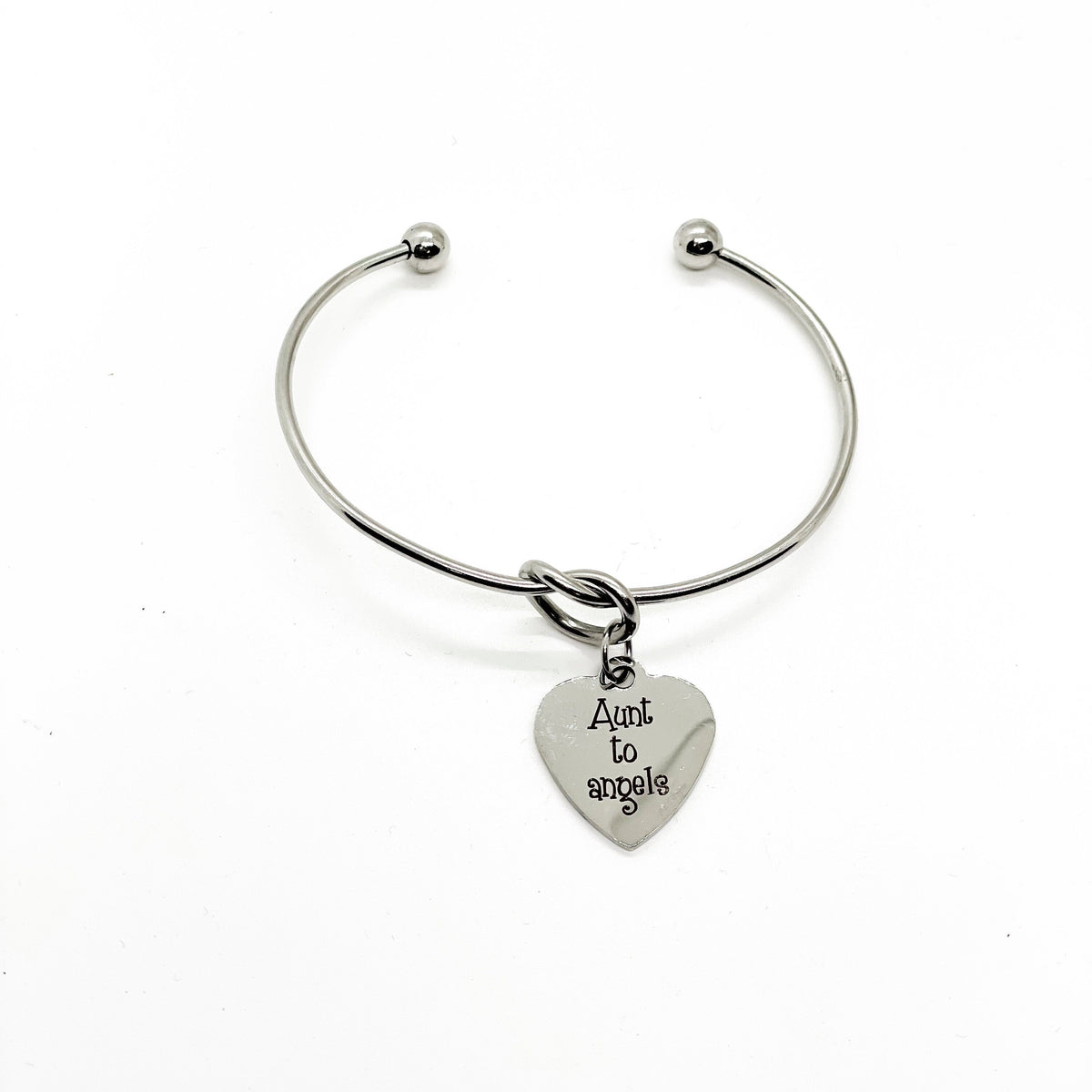 Aunt To Angels Charm Bracelet, Aunt Gifts, Remembering Loss, Nieces and Nephews, Family Gifts, Aunt Loss, Aunt Jewelry Gift