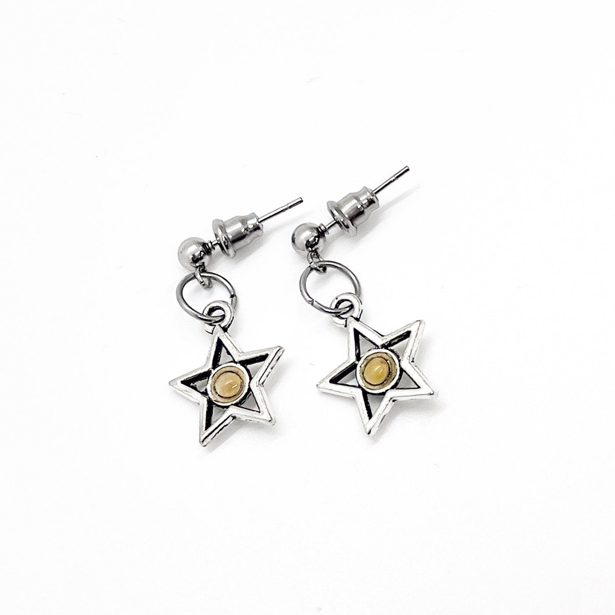 Mustard Seed Star Earrings,  Mustard Seed Jewelry, Matthew 17 20, Mustard Seed Faith Jewelry, Bible Verse Gift, Scripture Gifts, Faith Gift