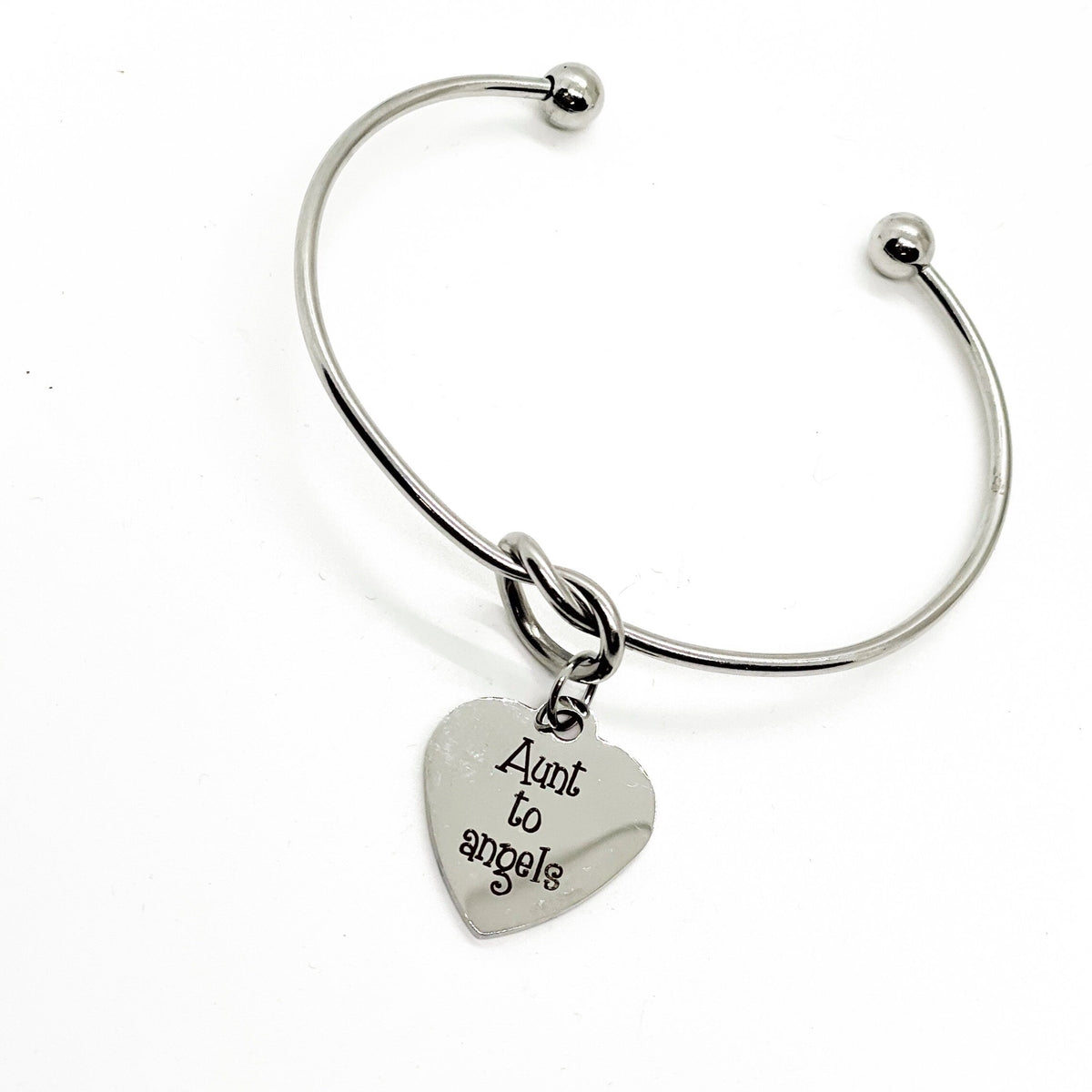 Aunt To Angels Charm Bracelet, Aunt Gifts, Remembering Loss, Nieces and Nephews, Family Gifts, Aunt Loss, Aunt Jewelry Gift