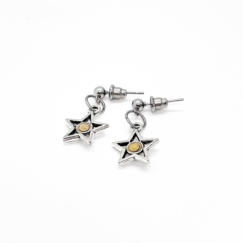Mustard Seed Star Earrings,  Mustard Seed Jewelry, Matthew 17 20, Mustard Seed Faith Jewelry, Bible Verse Gift, Scripture Gifts, Faith Gift