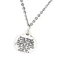 Faith Gift, Psalm 23 4 Necklace, 23rd Psalm, The Lord Is With Me, I Will Fear No Evil, Scripture Necklace, Scripture Gift, Faith Jewelry