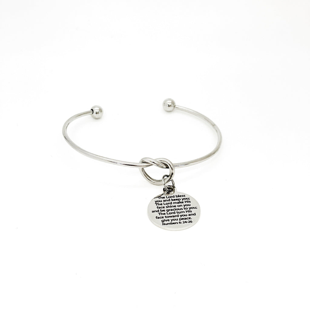 Blessing Gift, The Lord Bless You And Keep You Charm Bracelet, Numbers 6 24 to 24, Scripture Quote, Faith Gifts, Faith Jewelry, Gift For Her
